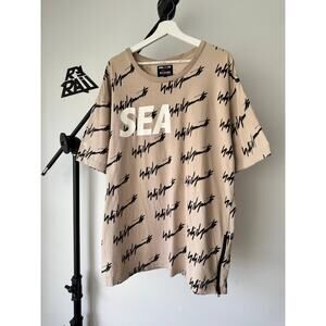 Yohji Yamamoto x Wind and Sea Over Logo Tee